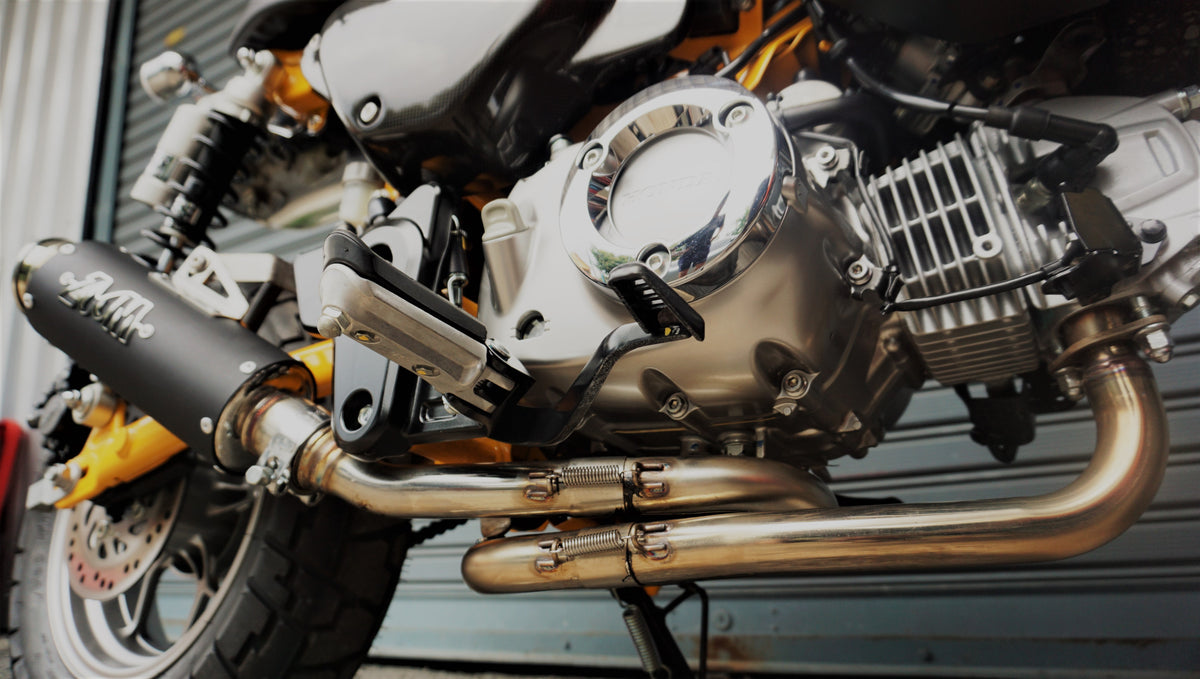 ZoOM LOOP Exhaust Honda monkey 125 Full System Low Mount 2018 - 2026 Black 2SLZ