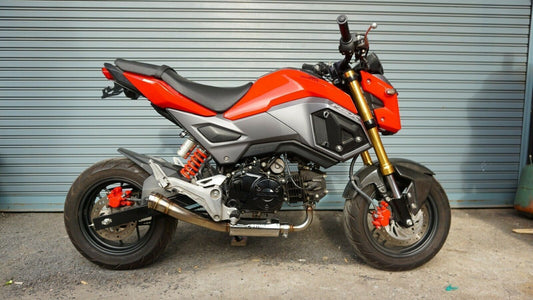 ZoOM Brute Exhaust Honda GROM 125 MSX SF 2013-2020 Full System Brute Low Mount