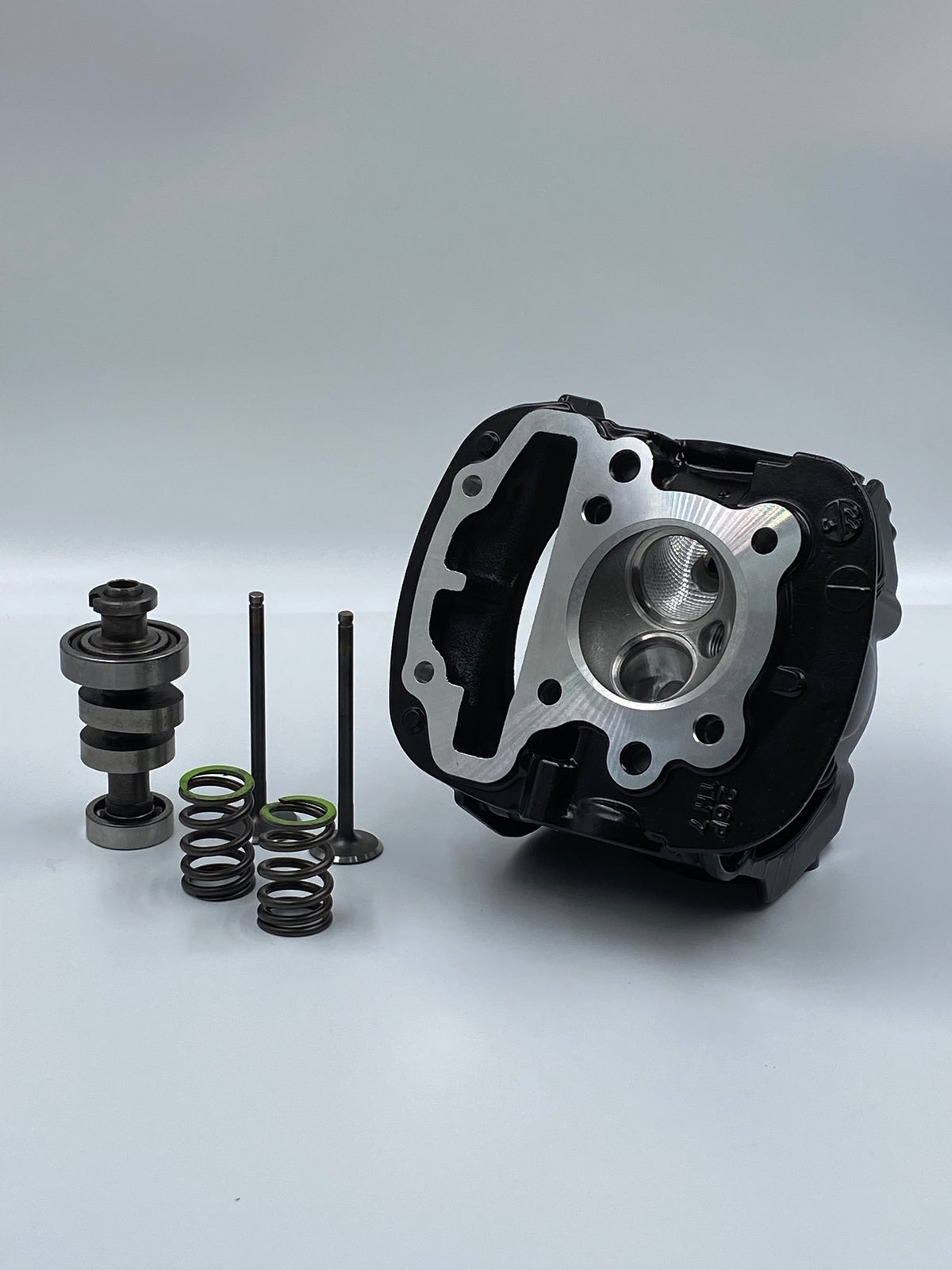 STR Cylinder Head Oversize Valves CNC dimpling Ported + Camshaft + Spring Valves  Honda GROM 125 Monkey 125 ST DAX 125 2022-2024