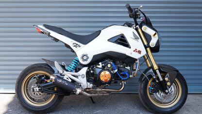 ZoOm Exhaust Honda Grom 125 MSX 125 Full System Black  LOOP 2013-2020 ALBK 2SLZ