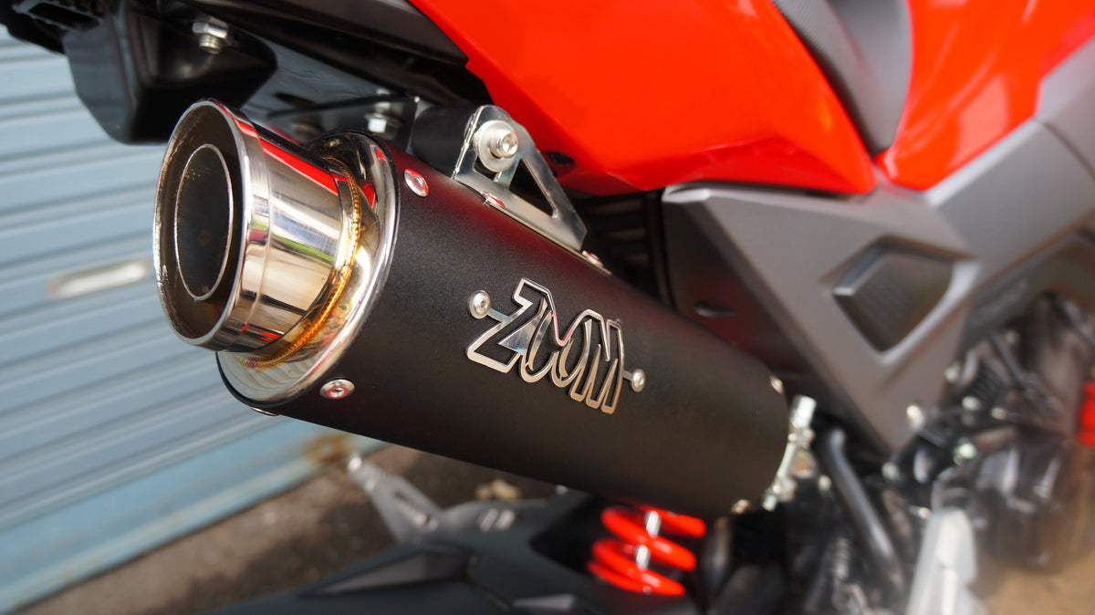 ZoOM Exhaust Honda GROM 125 MSX SF 2017-2020 Full System High Mount  Black SLZ
