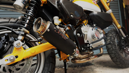 ZoOM LOOP Exhaust Honda monkey 125 Full System Low Mount 2018 - 2026 Black 2SLZ