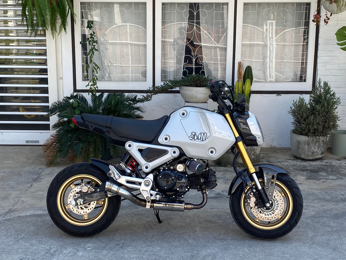 ZoOM Exhaust Honda MSX GROM 125 2022-2026 Gen3 Full System Brute Low Mount