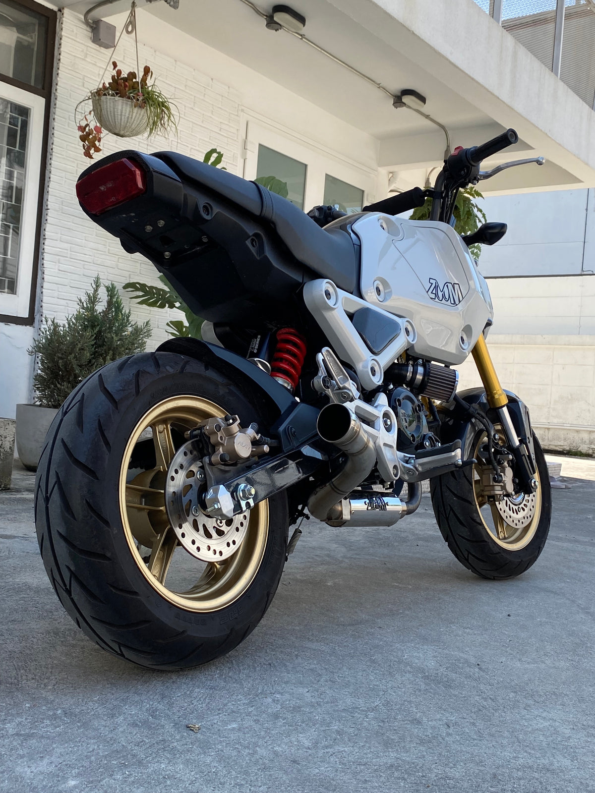 ZoOM Exhaust Honda MSX GROM 125 2022-2026 Gen3 Full System Brute Low Mount