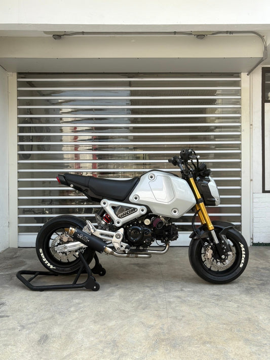 ZoOM LOOP Exhaust Honda MSX GROM 125 2022-2026 Gen3 Full System Low Mount 2SLZ ALBK