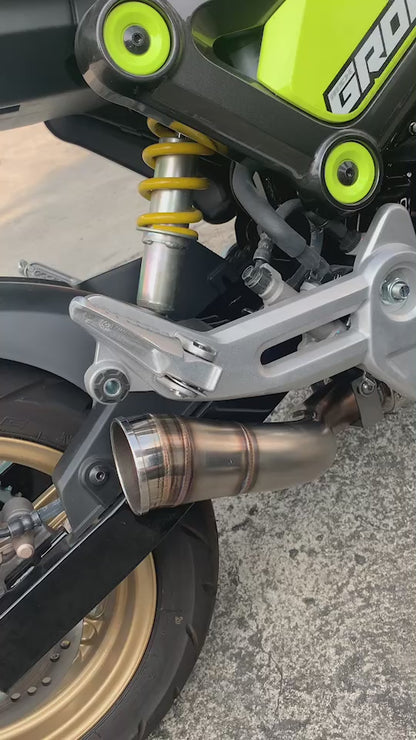 ZoOM Exhaust Honda MSX GROM 125 2022-2026 Gen3 Full System Brute Low Mount