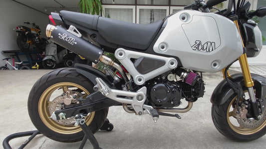 ZoOM Exhaust Honda MSX GROM 125 2022-2026 Full System High Mount 2SLZ